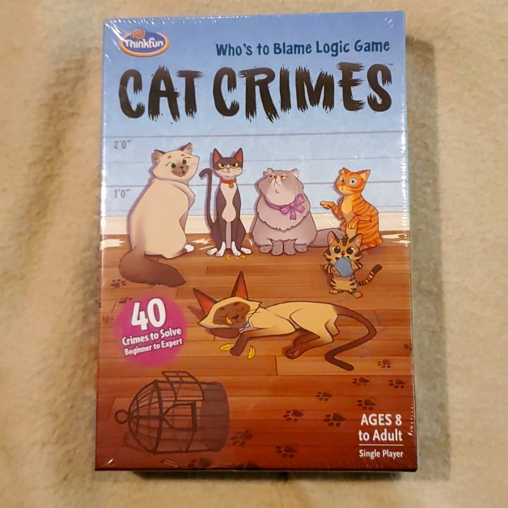 Cat Crimes a Who's to Blame Logic Game